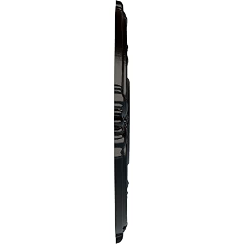 Image of Ekena Millwork CM18ATBLFDecorative Ceiling Medallions Modeled After Original Historical Patterns & Designs, Jet Black