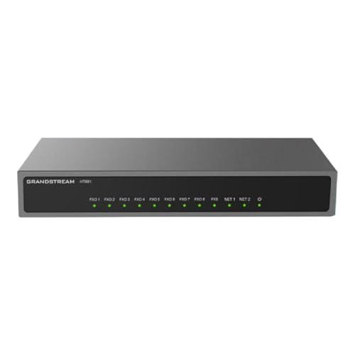 Grandstream Ht881, 8 Fxo, 1 Fxs, 2 Gige Poe Nat Router