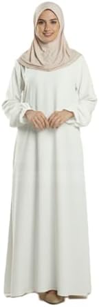 Women's Long Sleeve Ruffle Cloak Modest Maxi Dress