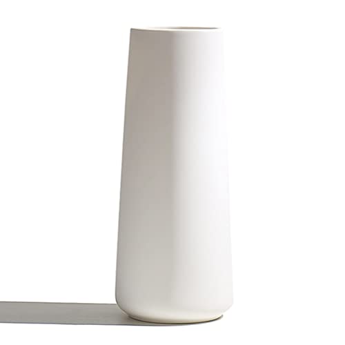 花瓶 おしゃれ 北欧 陶器 花器 セラミック 一輪挿し 花瓶 装飾家の装飾 白 22CM