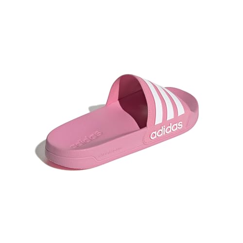 Image of adidas Women ADILETTE SHOWER Synthetic Swim Slide FTWWHT /GOLDMT /BOGOLD | LUT50