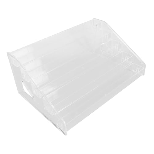 HAPINARY Scaffale Portaoggetti in Acrilico Trasparente A 2 Livelli Per Smalto E Colla Espositore Da Scrivania O Tavolo Design Pulito E Moderno Conservazione Degli Smalti