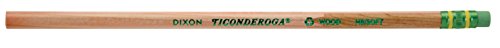 Lápices Ticonderoga Renew HB #2, madera natural, pack 10