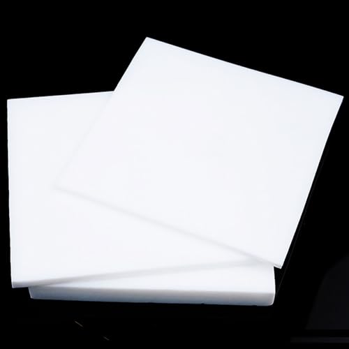 PTFE Plastic Sheet, Virgin Teflon, 200x200mm, 3mm Thick