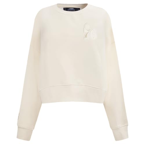Sudadera NBA Pro Standard premium en color cáscara de huevo y algodón suave XL
