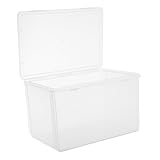 Utilisation efficace de l'espace : idéale pour divers articles tels que des disques, des albums de bandes dessinées et des albums de bandes dessinées, cette boîte vous aide à tirer le meilleur parti de votre espace disponible, organisateurs et stockage de scrapbooking, étagère d'affichage de CD