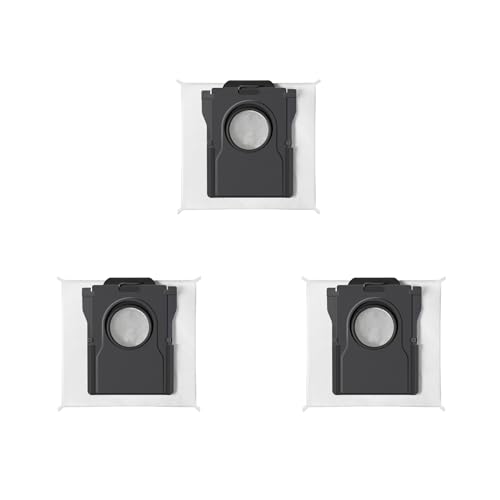 MOVA 3 Pack Large Capacity Dust Bags Compatible with V50 Ultra Complete/Mobius 60/P50 Pro Ultra/P10 Pro Ultra/P10 Ultra/E40 Ultra with Self-Empty Station Fit for Advanced Cleaning