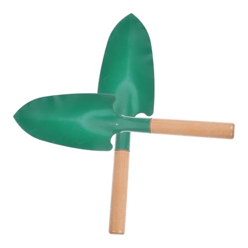VICASKY 2 pezzi in metallo pala da giardino strumento manuale per giardinaggio trapianto vegetale durevole da pulire per piante da giardino