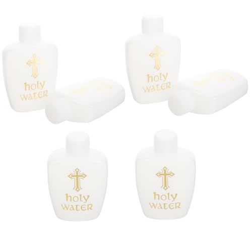 Holibanna 6 Piezas botella de agua contenedores de agua pequeñito religiosos bautizo baphomet porta agua de bautismo fiesta botellas de agua el plastico