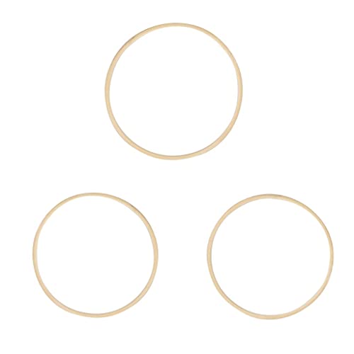 Generic 3 Peças Aros de Bordado Anéis de Bambu Macramê Arte Artesanato Costura Prática Faça Você Mes