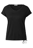 Unifarbe Cecil Damen T-Shirt mit Smokdetail