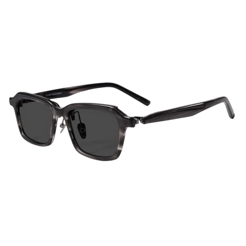 Lunettes de soleil à rabat homme UV400 acétate au style rétro chic