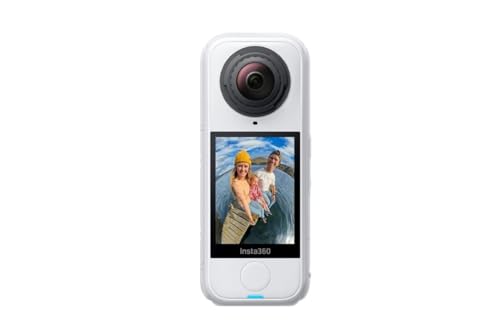 Image of Insta360 X4 Air Starter Bundle (Artic White)-Lightweight 165g 8K 360 Camera,Invisible Selfie Stick Effect,Replaceable Lenses,Shoot First & Frame Later,FlowState Stabilization, AI-Powered App