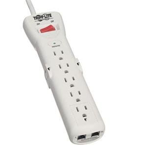 Tripp Lite SUPER6TEL 6 Outlet 450J Surge w RJ11 (SUPER6TEL)