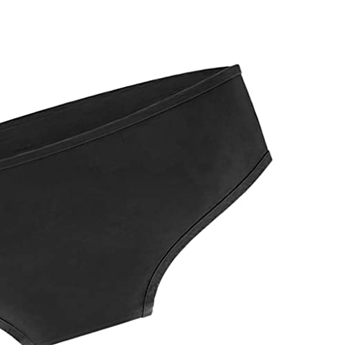 Newmind 2 peças calcinha de silicone triangular, Preto + azul