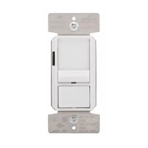 Eaton Metalux 1200-watt Single Pole 3-way White Slide Indoor Dimmer
