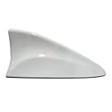 Antena Shark Tubarão Universal Amplificada AutoColante Teto Barbatana Funcional Honda Fit HRV New City Civic CRV Accord WRV (Branca)