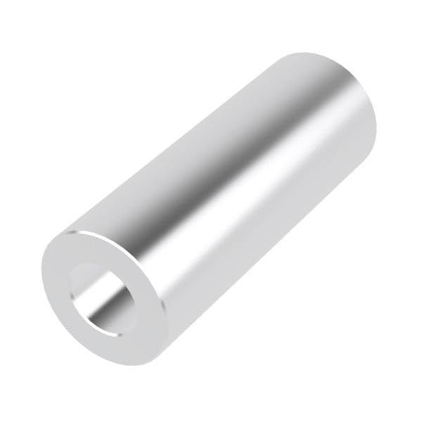 Aluminum Spacer 1/2" OD x 1/4" ID x Choose Your Length, Round Spacer Unthreaded Standoff Bushing Plain Finish, Fits Screws Bolts 1/4" or M6 by Metal