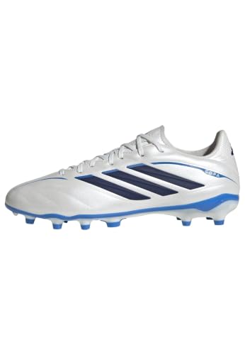 adidas Mixte Enfant Copa Pure Iv League Firm Ground Football Boots Kids Shoes, Zero met./Dark Blue/Lucid Ray Blue, 38 2/3 EU