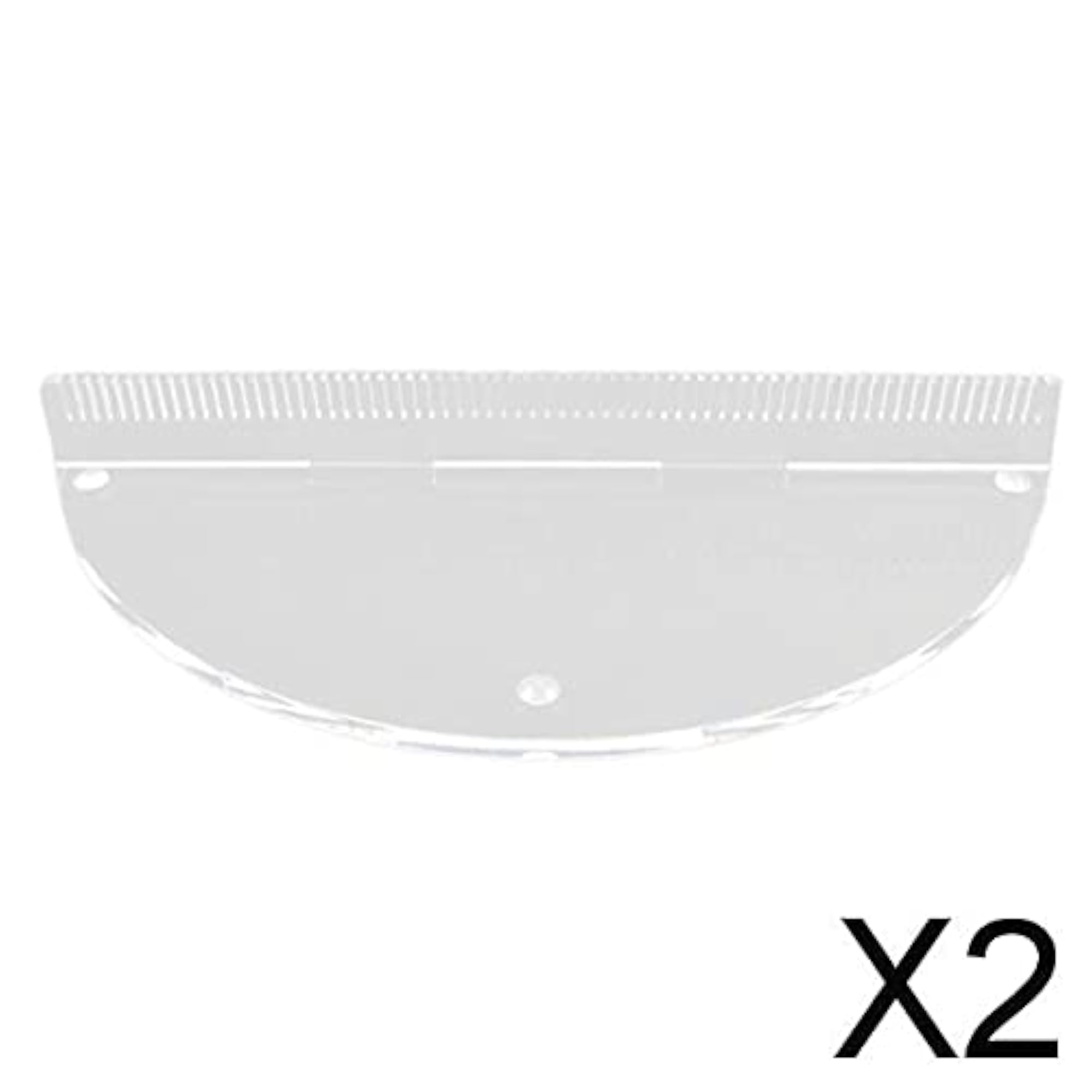 2x Clear Acrylic Hair Extensions Wefts Holder Display Rack