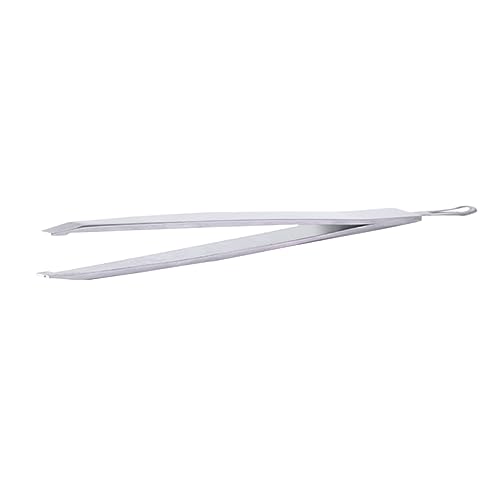 DECOMELODY 1 Pinzas De Maquillaje Pinzas Para Pestañas Clip Para Cejas De Acero Inoxidable Pinzas Para Cejas De Acero Inoxidable Plateadas