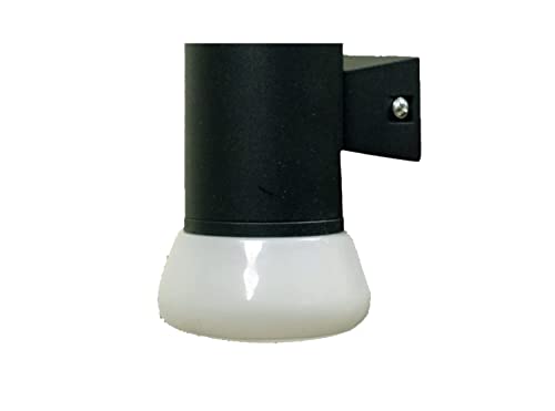 Image of 5 Watts Up or Down Outdoor Damru Light LED Waterproof Exterior Wall Lamp 1 X 5Watts (Warm White)