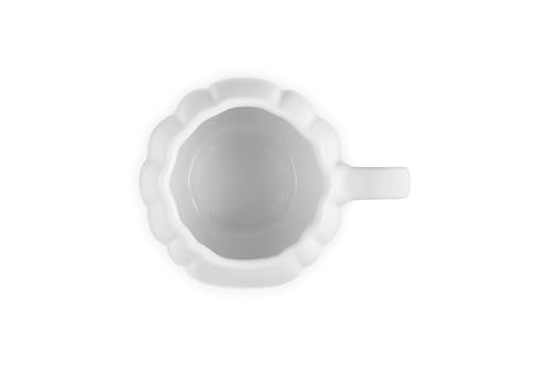 Image of Le Creuset Stoneware Pumpkin Mug with Lid, 14 oz., White
