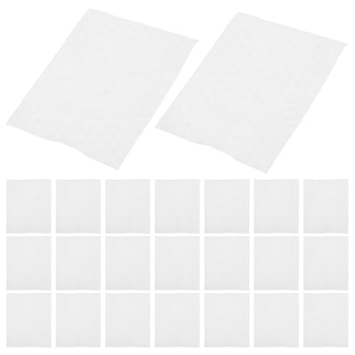 Lurrose Dischetti di Cotone Quadrati Spessi 450 Pezzi, Salviette Struccanti in Cotone Assorbente Motivo a Perle, Panni Viso Asciutti per Rimozione Smalto e Pulizia Unghie, Uso