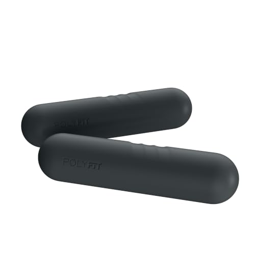 Polyfit Dumbbell Weight Bars for Women - 3.3 LB Each | 6.5 LB Pair - Dumbbell Set for Walking, Yoga, Dance, Barre, Pilates, Cardio, Aerobics
