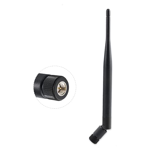 Vecys Antena WiFi de 2,4 GHz Adaptador Macho SMA Antena SMA de 5