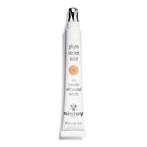 Image of Sisley Paris Phyto-Cernes Eclat, No. 4 - 15 mL - Eye Concealer - Tinted Anti-Dark Circles Product - Instantly Masks Dark Circles & Targets Puffiness - Natural, Long-Wear Finish - Includes Brush