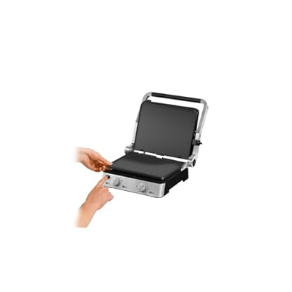 Braun MultiGrill 7 CG7020, 3-in-1 Kontaktgrill, BBQ & Ofen, große Grillfläche (12 Burger), 2000W, 230°, spülmaschinengeeignet (Plancha & Grill), Fettauffangschale, Elektrogrill Indoor – Bild 3