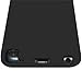 Amzer Soft Silicone Jelly Skin Fit Case Cover for iPod Touch 5G (Black)