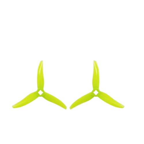 6/10ペアハリケーン3525 3。 5x2。 5x3 3-PCプロペラセットM5およびTマウントFPVフリースタイル3と互換性があります。 5インチのつまようじドローンと同様のモデル(10Pair Yellow)