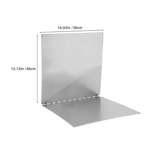 Pare-éclaboussures en acier inoxydable durable pour plaque de cuisson