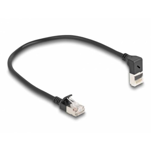 DeLOCK 80285 câble de réseau Noir 0,25 m Cat6a S/FTP (S-STP)
