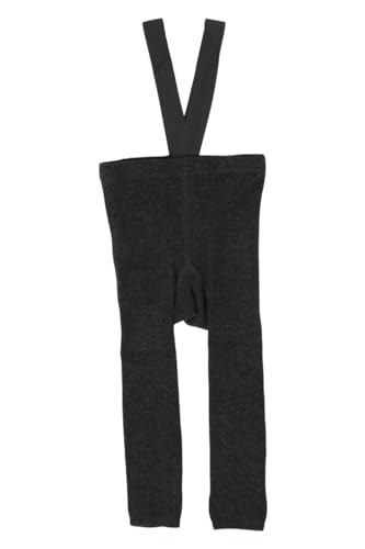 [EnDast] チャコールグレー Mサイズ ベビー服 レギンス サスペンダー レッグウェア 無地 ハイウエスト 伸縮性 韓国子供服 春 秋 冬 かわいい 男の子 女の子 赤ちゃん 60 70 80 90 1歳 2歳