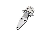 304 Stainless Steel Heavy-Duty Hinge Industrial Machinery Equipment with Load-Bearing Bracket 1Pcs