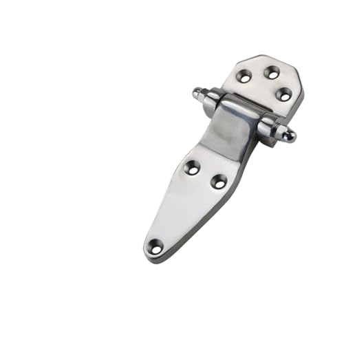 304 Stainless Steel Heavy-Duty Hinge Industrial Machinery Equipment with Load-Bearing Bracket 1Pcs