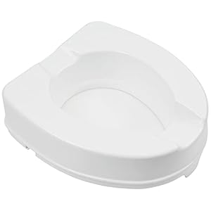 GIMA AR-10-PP-11 Opgeheven Toiletbril met Bevestigingssysteem – Hoogte 10 cm