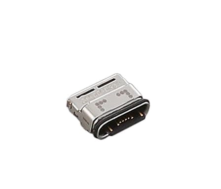 Pack of 2 124019772112A Connector USB-C (USB Type-C) USB 2.0 Receptacle Connector 24 (16+8 Dummy) Position Surface Mount, Right Angle; Through Hole