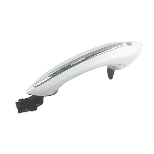 Poignée de porte BMW F10 F01 kit 4 pièces blanc chrome résistant aux rayures