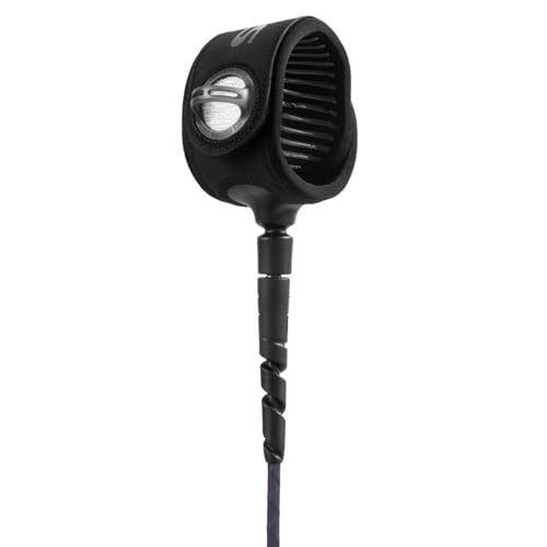 FCS Freedom Helix All Round Surf Leash (Smoke, 6')