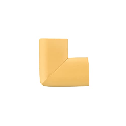 Image of uxcell Corner Guards Edge Protectors, 4Pack Foam Safety Bumper L Shape, 55mm /2.16 inch(L) for Furniture Corner Table Edge Guard, Wood Color