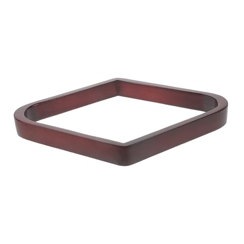 GANAZONO Refined Pool Table Accessory Wooden Snooker Ball Rack 9 Ball Diamond Holder Triangle Billiard Rack for Leisure