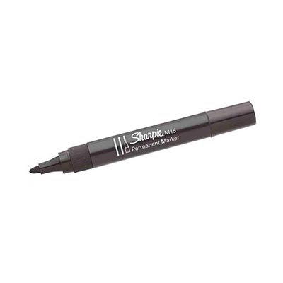 MARKER SHARPIE M15 BLACK ROUND TIP