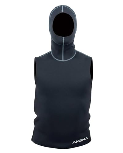 Chaleco AKONA con capucha de 2mm y cierre lateral con cremallera miniatura 2
