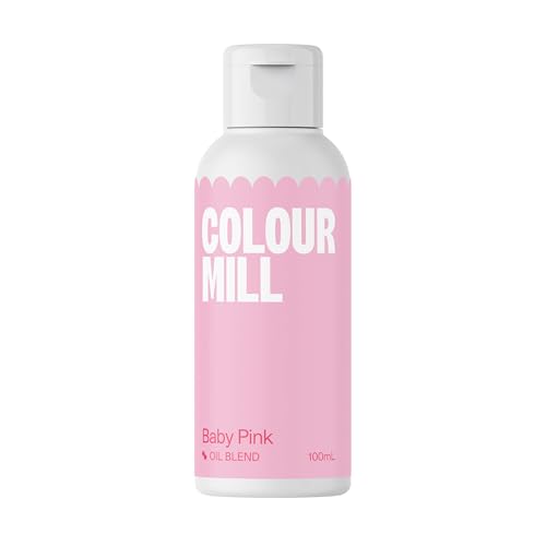 Colour Mill Oil Blend Food Colouring Baby Pink: Colorante Alimentario Liposolubles a Base de Aceite - 100 ml