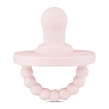 Ryan & Rose Cutie PAT Pacifier Teether Flat, Pink