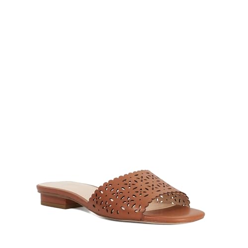 Image of Dune London Ladies LEOSTAR Laser Cut Leather Mules Size UK 5 Casual Sandals
